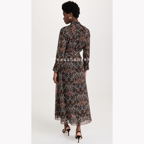 NWT MISA LA Ines Dress S Small Spartina Paisley - Picture 5 of 12